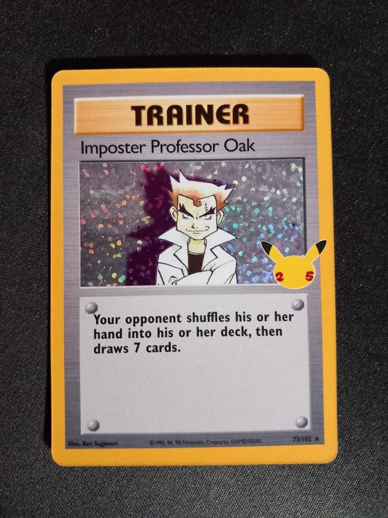 Imposter Professor Oak Celebrations Classic Collection NM, Verzenden, Zo goed als nieuw, Losse kaart, Foil