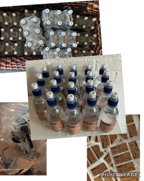 Kater water . Bruiloft gasten cadeautje, Hobby en Vrije tijd, Feestartikelen, Nieuw, Versiering, Geboorte of Huwelijk, Ophalen of Verzenden