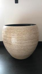NIEUW Bloempot voor in huis (groot), Ophalen, Overige kleuren, Aardewerk of Porselein, Zo goed als nieuw