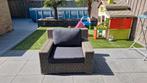 Lounge Tuinstoel Riga Kobo Grey - Zo Goed Als Nieuw, Tuin en Terras, Ophalen, Zo goed als nieuw, Wicker