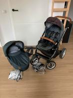 Mutsy Evo Kinderwagen Denim Blue met accessoires, Ophalen, Gebruikt, Combiwagen, Mutsy