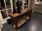 Vintage Houten Sidetable/Bijzettafel, Huis en Inrichting, Tafels | Sidetables, Ophalen, Gebruikt, 100 tot 150 cm, Overige houtsoorten