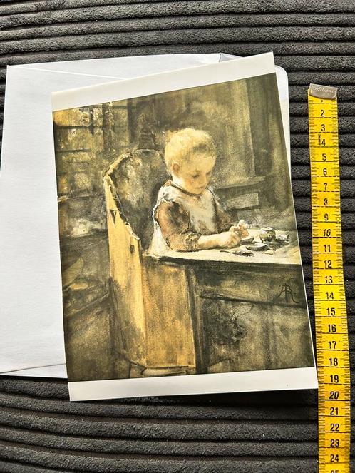 A.16 Grote wenskaart kunst G.Hubrecht, Diversen, Wenskaarten, Zo goed als nieuw, Ophalen of Verzenden