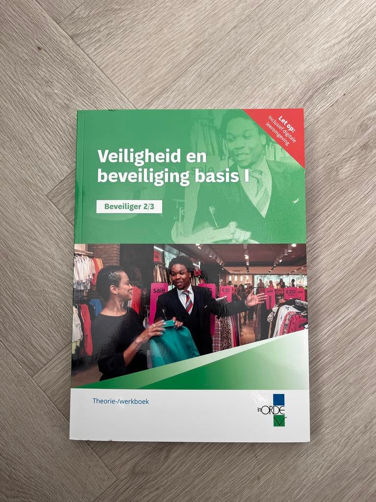 Beveiliger 2 theorie/werk | combipakket, Boeken, Ophalen of Verzenden, Zo goed als nieuw, Overige niveaus, Nederlands
