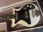 Teisco Gitaar Japans Wit met Koffer vintage, Ophalen of Verzenden, Gebruikt