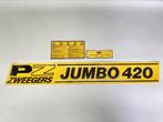 PZ Zweegers stickersets Jumbo CM265F HS360 CM211 etc!, Ophalen of Verzenden, Nieuw, Overige typen