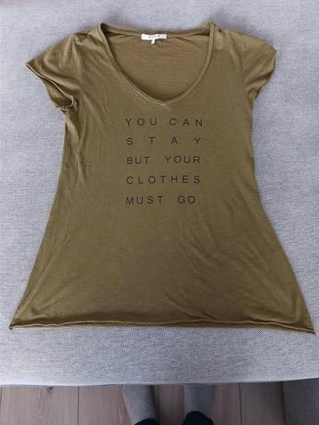 NIKKIE Navy Green - Stay or Go top - tshirt | maat 32 beschikbaar voor biedingen