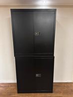 Kantoor / archiefkasten 2 stuks, 65€ per stuk, zwart, Huis en Inrichting, Kasten | Roldeurkasten en Archiefkasten, Ophalen, Gebruikt