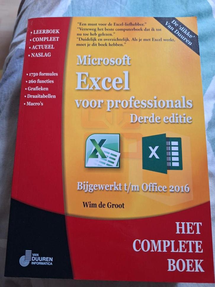 Microsoft Excel voor Professionals - Derde Editie, Boeken, Informatica en Computer, Nieuw, Software, Ophalen of Verzenden