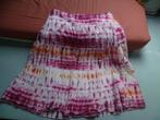 Hippie rok katoen maat xl batik rood roze wit geel, Kleding | Dames, Rokken, Ophalen of Verzenden, Zo goed als nieuw