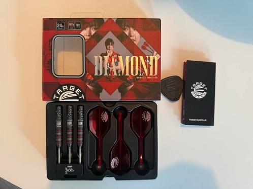 Target Japan Prime Series Diamond G3 Swiss Point 90% 24g, Sport en Fitness, Darts, Zo goed als nieuw, Pijlen, Ophalen of Verzenden