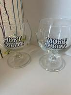 Mort Subite bierglazen set vsn 2 glazen, Verzamelen, Ophalen of Verzenden, Nieuw, Glas of Glazen, Overige merken