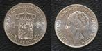 Gulden 1940 Wilhelmina zilver Pr-FDC, Postzegels en Munten, Munten | Nederland, Verzenden, Koningin Wilhelmina, 1 gulden, Zilver