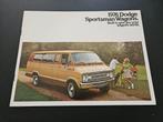 Brochure Dodge Sportsman Wagons 1976 USA, Ophalen of Verzenden, Zo goed als nieuw