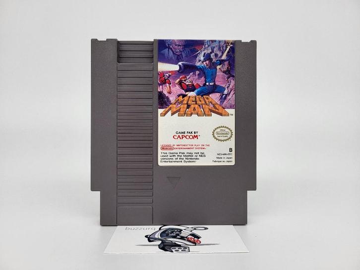 Mega Man - Nintendo NES Cartridge - PAL B, Spelcomputers en Games, Games | Nintendo NES, Gebruikt, Avontuur en Actie, 1 speler