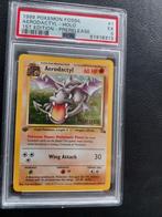 Pokemon Fossil 1ste edition Aerodactyl #1 holo psa 5, Nieuw, Ophalen of Verzenden, Losse kaart