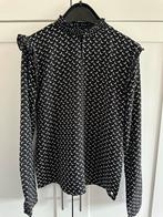Zwarte blouse met print maat 176 van Frankie&Liberty, Frankie & Liberty, Meisje, Overhemd of Blouse, Ophalen of Verzenden