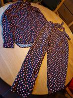 BROEKPAK ❤️ MONKI VISCOSE HARTJES MAAT M, Maat 38/40 (M), Kostuum of Pak, Ophalen of Verzenden, Zo goed als nieuw