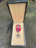 Amerikaanse Bronzen Ster medaille WOII, Verzamelen, Militaria | Tweede Wereldoorlog, Ophalen of Verzenden, Amerika, Lintje, Medaille of Wings