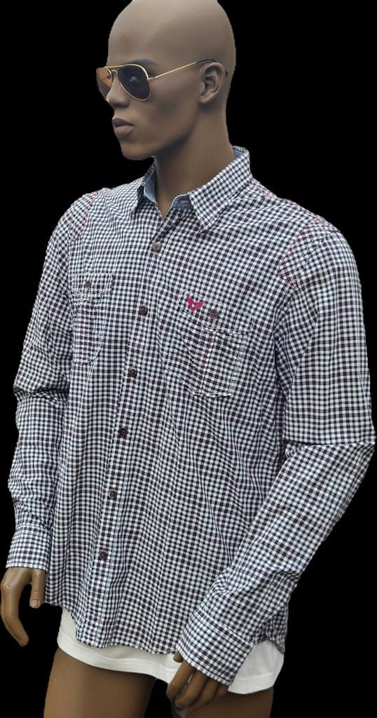 PME Legend katoenen overhemd (XXL) Gewassen en gestreken, Kleding | Heren, Overhemden, Zo goed als nieuw, Overige halswijdtes