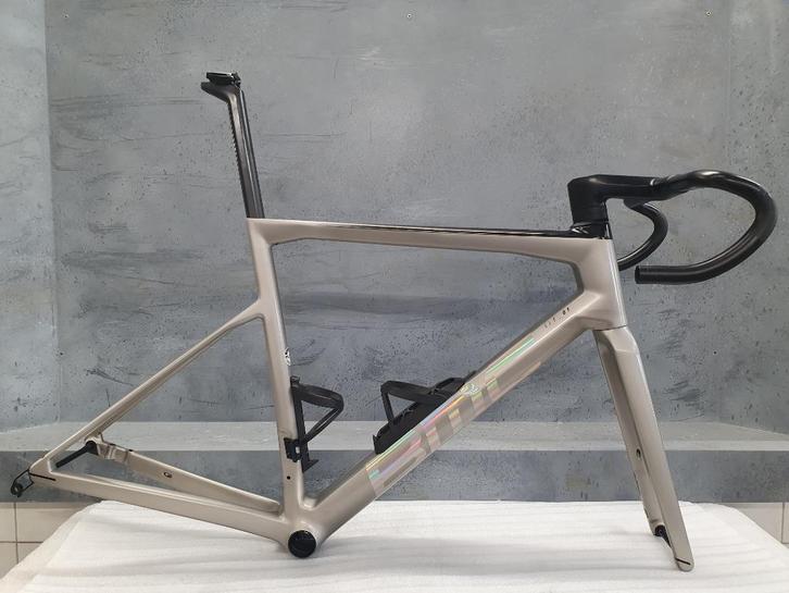 BMC Teammachine SLR01 Arctic Silver Carbon frameset maat 56, Fietsen en Brommers, Fietsonderdelen, Zo goed als nieuw, Racefiets