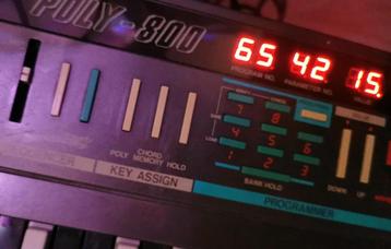 Korg Poly 800 Inverted keys! Moog Slayer mod! Casio CT 6000! beschikbaar voor biedingen