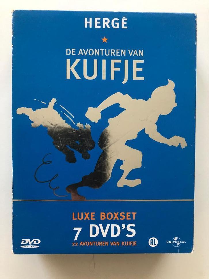 Avonturen van Kuifje (7 DVD), Cd's en Dvd's, Dvd's | Tekenfilms en Animatie, Zo goed als nieuw, Europees, Tekenfilm, Boxset, Alle leeftijden