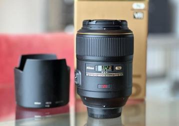 Nikon 105mm f/2.8G AF-S macro NIEUWSTAAT AANBIEDING 105 2.8 beschikbaar voor biedingen