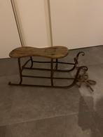 Brocante Oude houten slee met touw, Antiek en Kunst, Ophalen of Verzenden