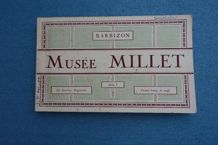 Musée Millet Barbizon série 3 (22 kaarten in boekje), Verzamelen, Ansichtkaarten | Themakaarten, Ongelopen, 1920 tot 1940, Ophalen of Verzenden