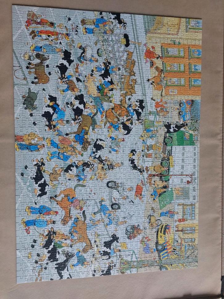 Jan van Haasteren Puzzel - 1000 Stukjes, Hobby en Vrije tijd, Denksport en Puzzels, Gebruikt, Legpuzzel, 500 t/m 1500 stukjes