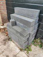 Beton Stapelblokken 10x12x60 - 16 stuks, Tuin en Terras, Tegels en Klinkers, Ophalen, Gebruikt, Overige typen, Minder dan 5 m²