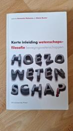 Korte inleiding wetenschapsfilosofie Bewegingswetenschappen, Boeken, Ophalen of Verzenden, Beta, Zo goed als nieuw, WO