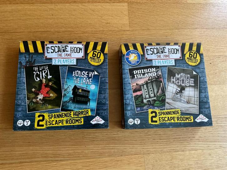Escape Room The Game - 2 Spellen!, Hobby en Vrije tijd, Gezelschapsspellen | Bordspellen, Zo goed als nieuw, Een of twee spelers