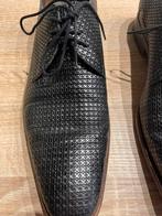 Mooie nette zwarte bewerkte leren schoen floris van bommel42, Uitgeest, Tweedekansshop, Zwart, Floris van Bommel