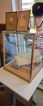 Antieke toonbank vitrine, Ophalen of Verzenden
