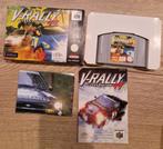 V-Rally 99 Nintendo 64 compleet met POSTER, 1 speler, Racen en Vliegen, Eén computer, Ophalen of Verzenden