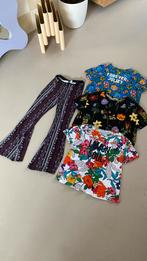 Hippie carnavals kleding outfit 90’s retro broek flared top, Carnaval, Maat 38/40 (M), Ophalen of Verzenden, Zo goed als nieuw