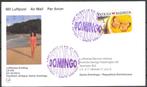 1e Lufthansa vlucht Frankfurt - Antigua - Santo Domingo 1989, Postzegels en Munten, Brieven en Enveloppen | Buitenland, Verzenden