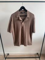Primark Gebreid Shirt Bruin XXL (valt als XL), Kleding | Heren, Overhemden, Ophalen of Verzenden, Zo goed als nieuw, Bruin, Primark