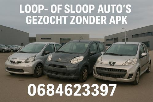 Gezocht loop of sloop auto’s zonder apk direct vrijwaring, Auto diversen, Autosport-onderdelen, Nieuw, Ophalen