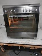 Gasfornuis met oven, Zo goed als nieuw, Gas, Vrijstaand, 85 tot 90 cm