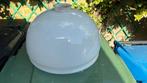 Melkglas lampenkap, Ophalen, Gebruikt, Rond, Minder dan 25 cm