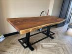 Bartafel Boomstamtafels suar rond deens ovaal epoxy eiken, Ophalen of Verzenden, Nieuw, Vijf personen of meer, 100 tot 150 cm