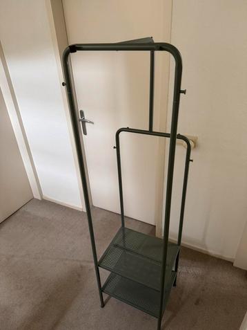 IKEA NIKKEBY Kledingrek 40 x 45 x 170 cm grijsgroen beschikbaar voor biedingen