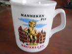 3 drinkbekers  Manneke Pis Brussel, Ajax, Ophalen of Verzenden, Gebruikt, Porselein, Overige typen