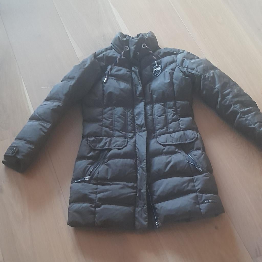 Gaastra donzen winterjas dames - small/36 - donkerbruin, Ophalen of Verzenden, Zo goed als nieuw, Maat 36 (S), Bruin