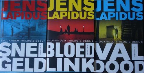 Jens Lapidus / complete Stockholm-trilogie, Boeken, Thrillers, Gelezen, Europa overig, Ophalen of Verzenden