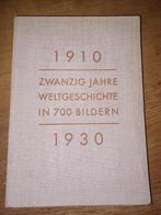 zwanzig jahre weltgeschichte in 700 bildern duits propaganda, Gelezen, Wereld, Ophalen of Verzenden, Overige onderwerpen