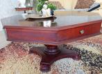 Salontafel antiek notenhout, Huis en Inrichting, Tafels | Salontafels, Ophalen, 50 tot 75 cm, Overige vormen, 100 tot 150 cm